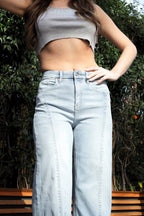 Artemis Vintage Mid Rise Wide Leg Jeans – Inseam Transform Fit