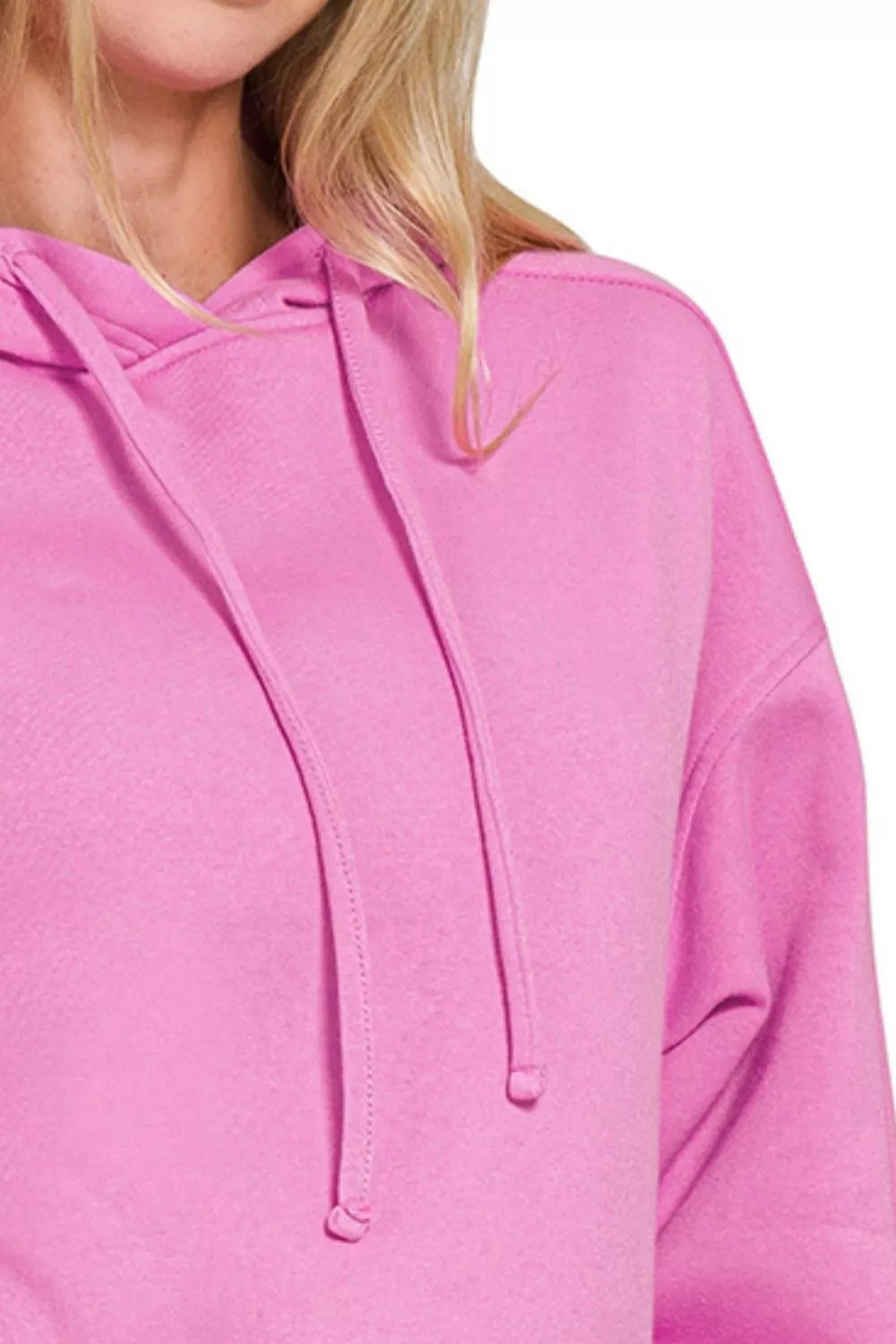 Zenana Relaxed Fit Fleece Pullover Hoodie – Cozy Everyday Style