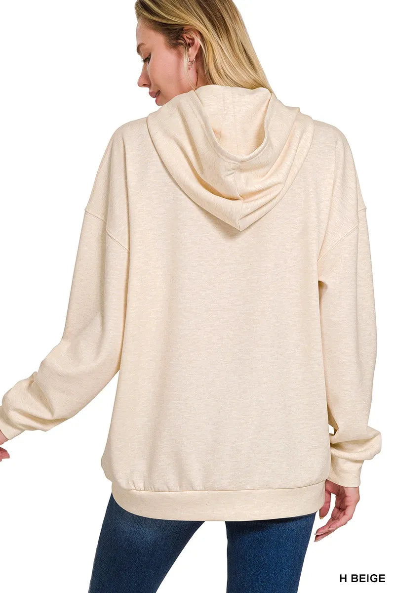 Oversized Scuba Hoodie – Relaxed Fit with Kangaroo Pocket