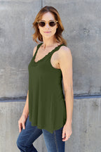 Basic Bae Lace Detail V-Neck Cutout Cami Stylish Trendy Lightweight Summer Top