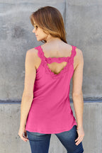 Basic Bae Lace Detail V-Neck Cutout Cami Stylish Trendy Lightweight Summer Top