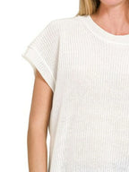 Oversized Crew Neck Sweater Cozy Relaxed Fit for Everyday Style