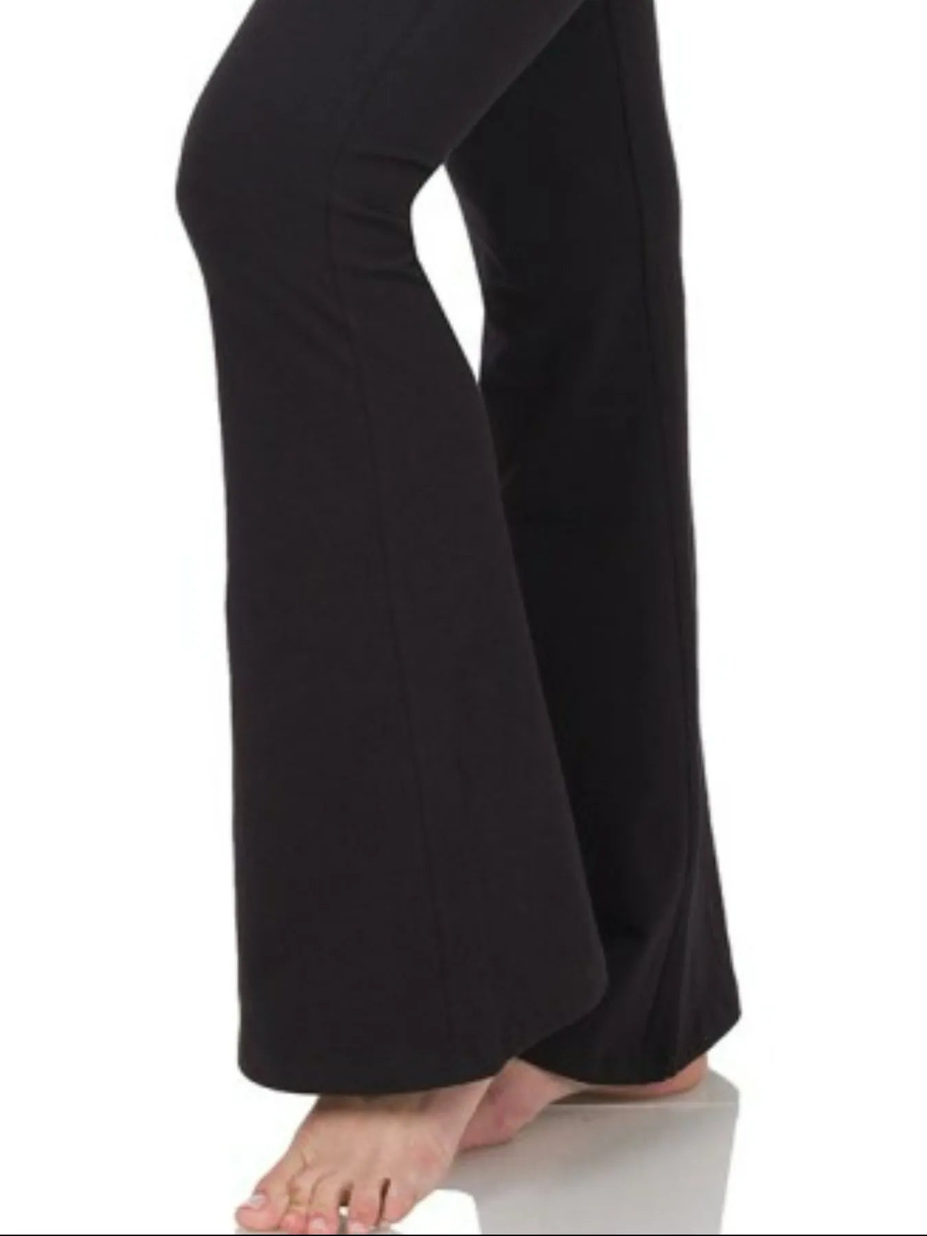 Wide Waistband Yoga Flare Pants Supportive, Stylish & Comfortable Fit