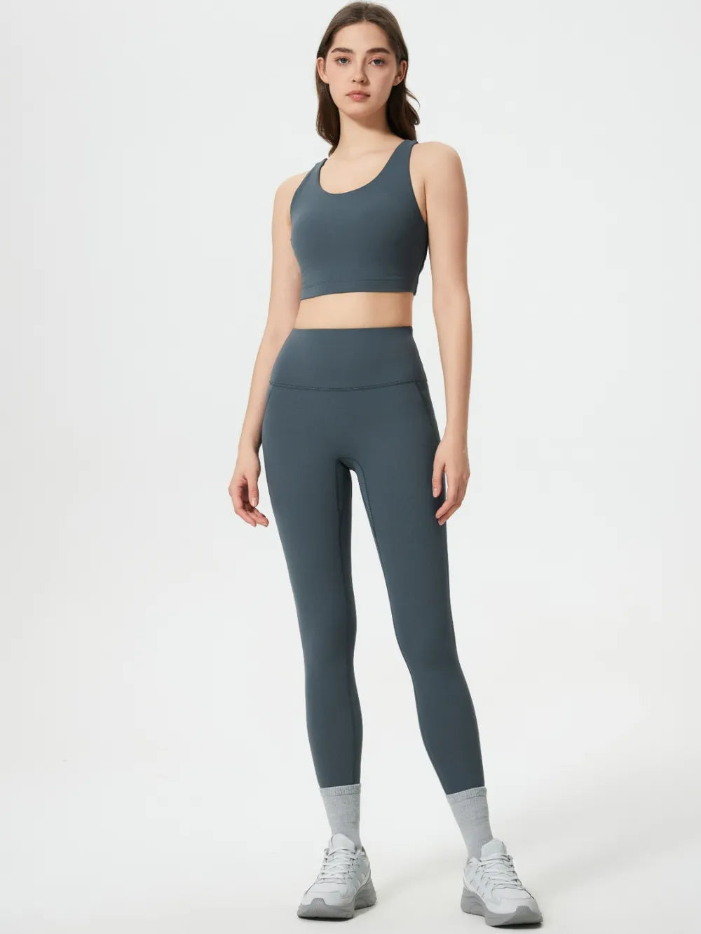 Wide Waistband Active Leggings – High Rise Workout & Everyday Wear