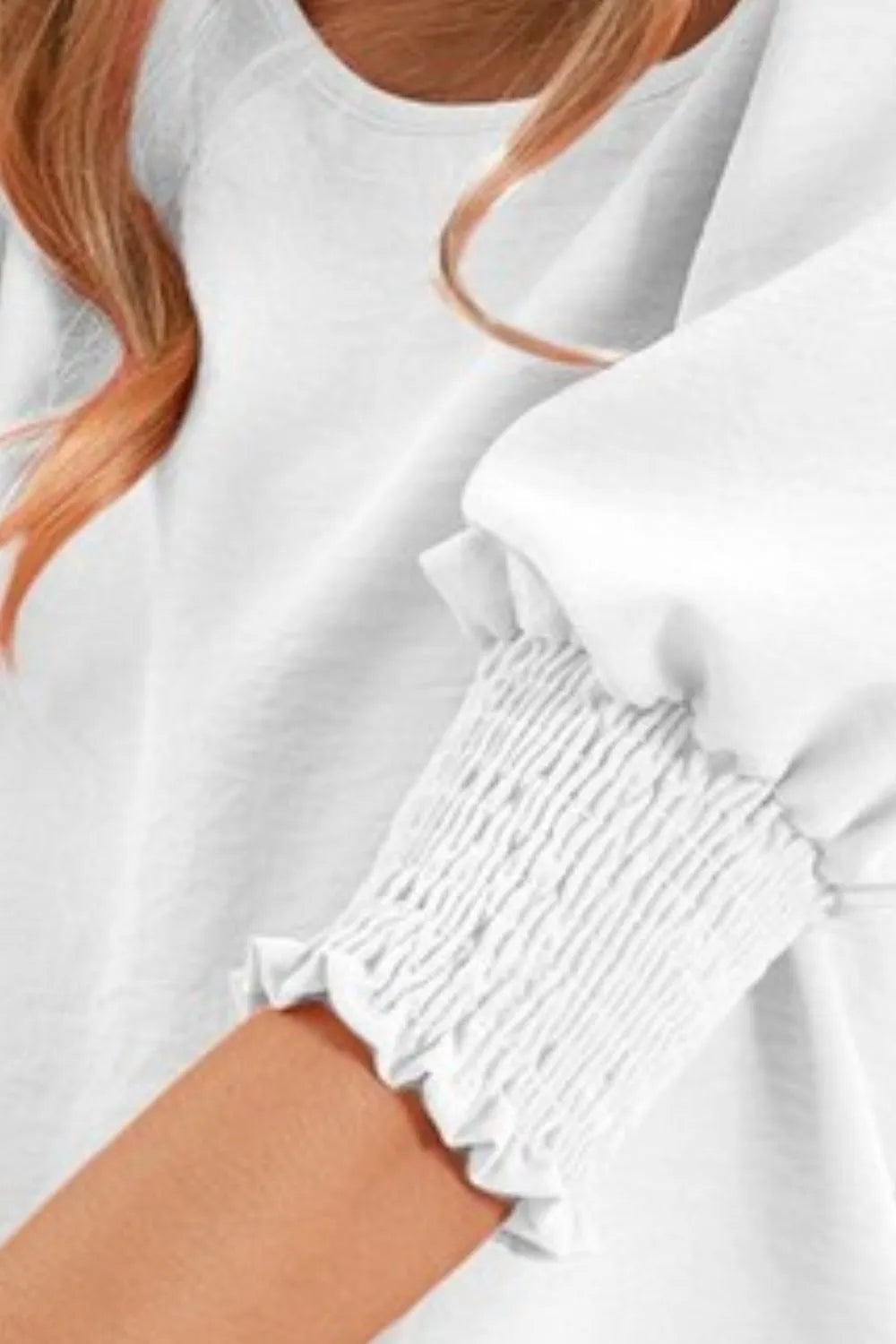 BiBi Air Flow Balloon Shorts Sleeves Top