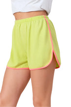 BiBi Cord Rib with Band Side Slit Shorts