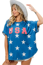 BiBi Fourth Of July Star Knit T-Shirt