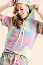 French Terry Tie-Dye Hoodie & Jogger Set – Cozy Women’s Loungewear