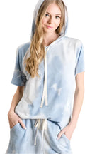French Terry Tie-Dye Hoodie & Jogger Set – Cozy Women’s Loungewear