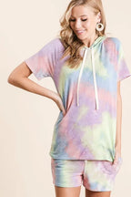 French Terry Tie-Dye Hoodie & Jogger Set – Cozy Women’s Loungewear