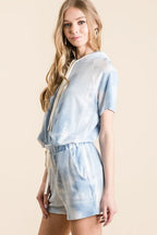 French Terry Tie-Dye Hoodie & Jogger Set – Cozy Women’s Loungewear