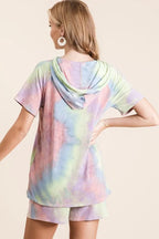 French Terry Tie-Dye Hoodie & Jogger Set – Cozy Women’s Loungewear