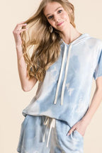 French Terry Tie-Dye Hoodie & Jogger Set – Cozy Women’s Loungewear