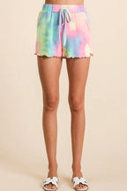 BiBi Tie Dye French Terry Top and Shorts Set