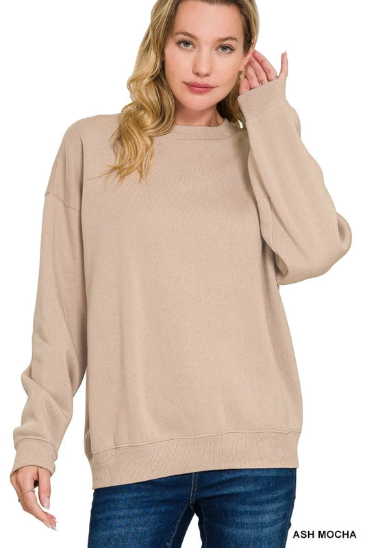 Classic Fleece Crewneck Sweatshirt – Cozy, Warm & Everyday Style