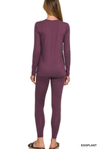 Microfiber Top & Leggings Set – Soft, Stretchy & Stylish Comfort