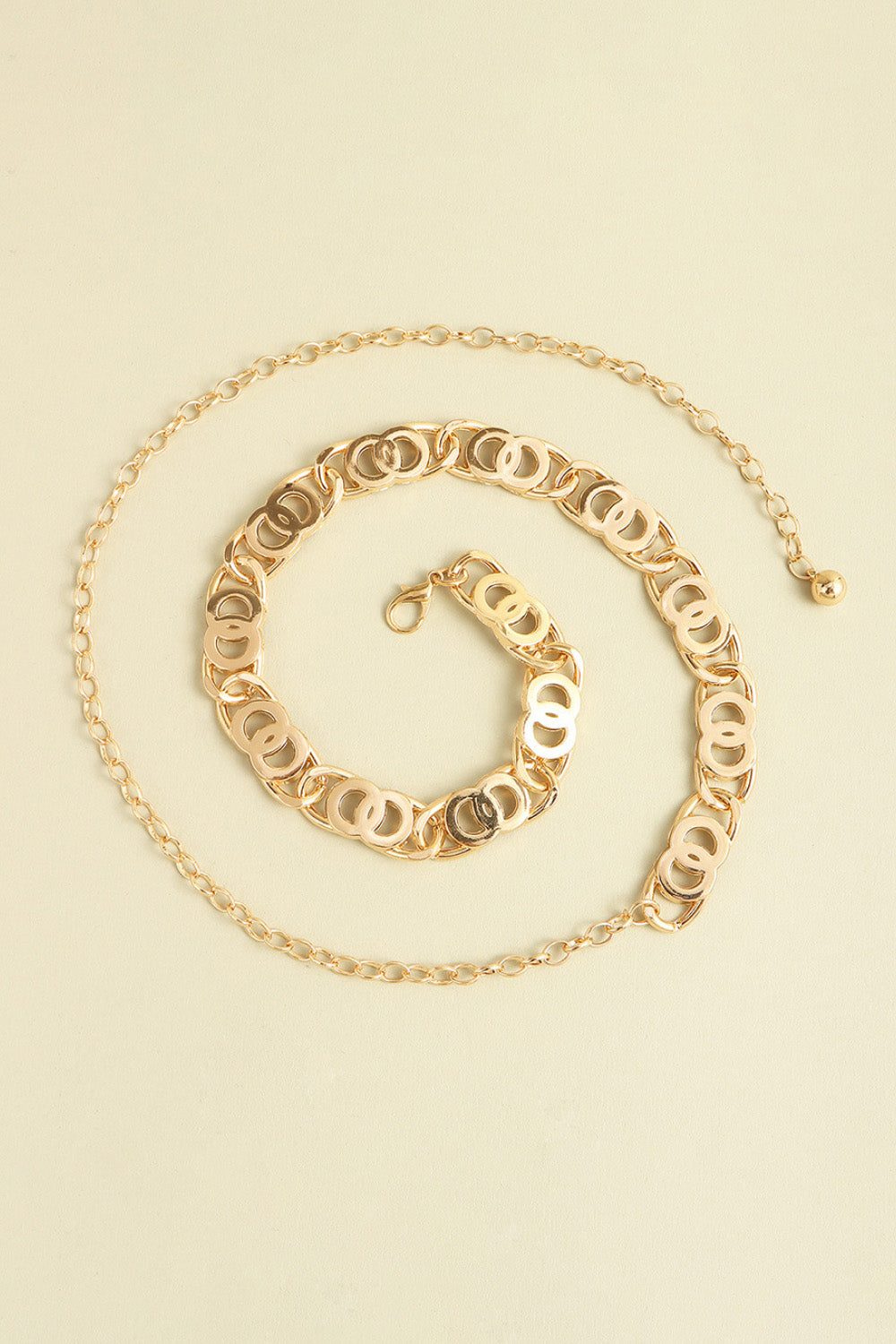 Alloy Lobster Clasp Belt – Adjustable Chic Waist Accessory