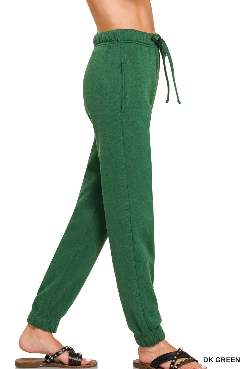 Fleece Jogger Sweatpants – Soft, Warm, Tapered Fit with Pockets