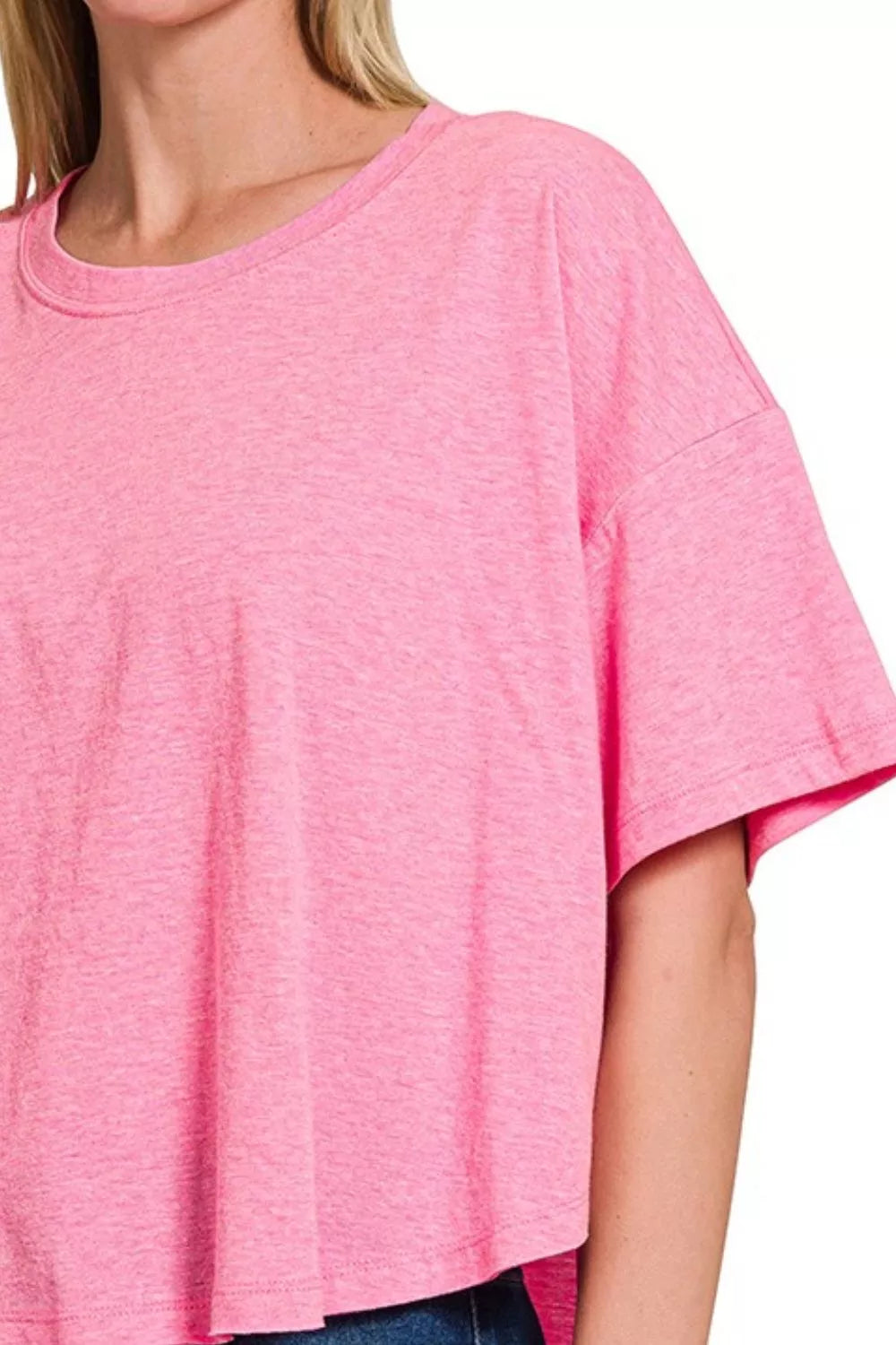 Zenana Cotton Round Neck Short Sleeve T-Shirt – Classic, Comfortable & Versatile