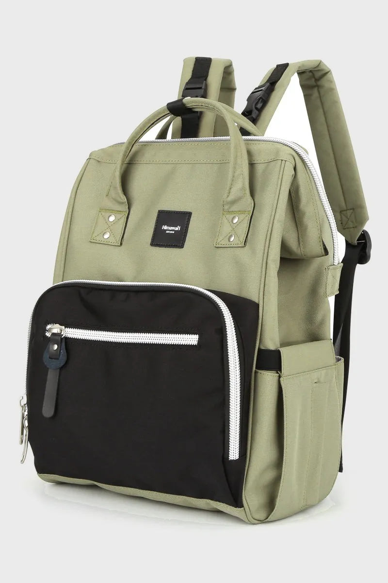 Waterproof Canvas Backpack with Side Pockets Stylish & Practical