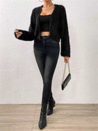 Open Front Long Sleeve Cardigan – Cozy Casual Layering Piece