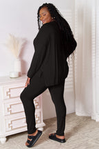 V-Neck Long Sleeve Lounge Set – Cozy, Stylish & Effortless