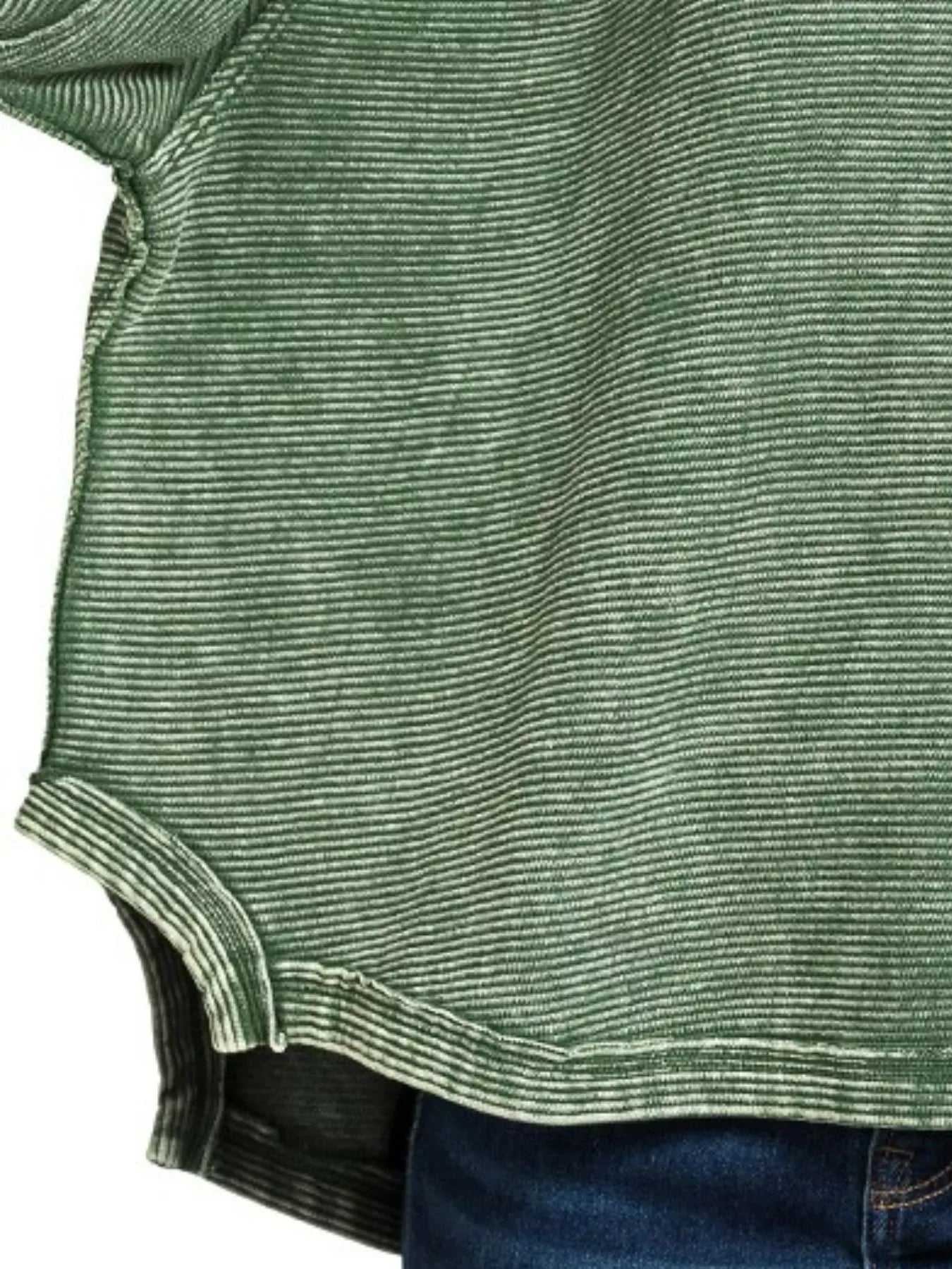 Acid Washed Exposed-Seam Sweatshirt – Edgy Vintage Casual Style