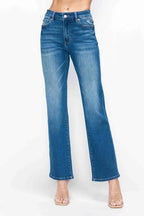 Cat’s Whiskers High Rise Straight Jeans – Classic, Flattering & Comfy