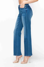 Cat’s Whiskers High Rise Straight Jeans – Classic, Flattering & Comfy