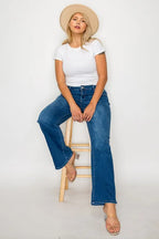 Cat’s Whiskers High Rise Straight Jeans – Classic, Flattering & Comfy