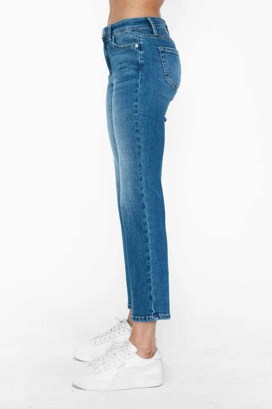 Cat’s Whiskers Mid Rise Ankle Jeans – Vintage, Flared & Comfortable