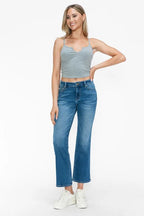 Cat’s Whiskers Mid Rise Ankle Jeans – Vintage, Flared & Comfortable