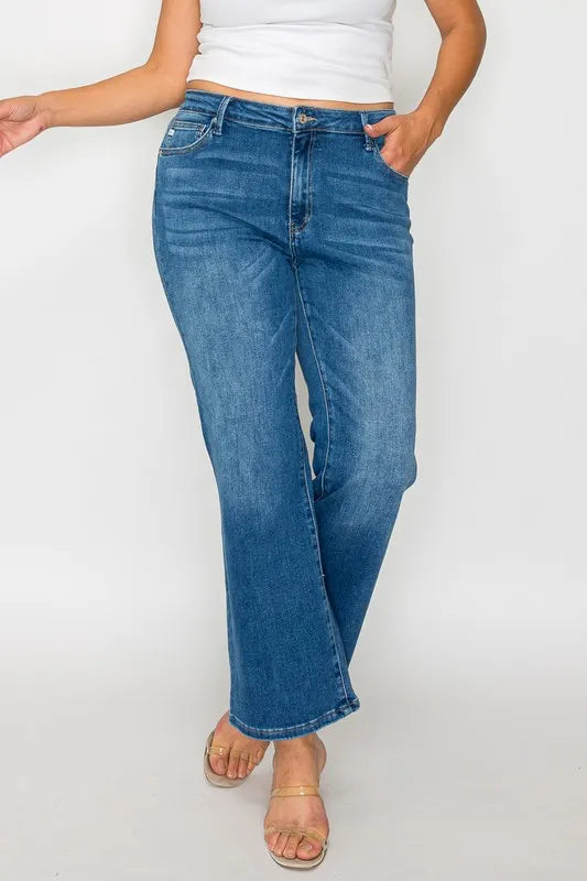 Cat’s Whiskers Mid Rise Ankle Jeans – Vintage, Flared & Comfortable