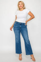 Cat’s Whiskers Mid Rise Ankle Jeans – Vintage, Flared & Comfortable