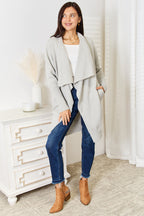 Front Pocket Duster Cardigan – Cozy, Stylish & Practical Outerwear