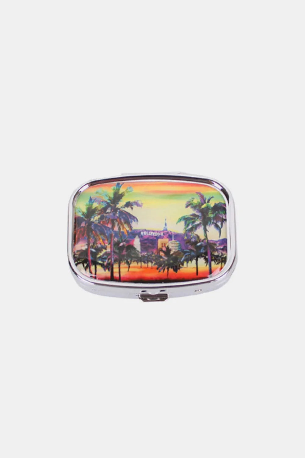 Nicole Lee Metallic Rectangular Pill Case – Chic & Secure Storage