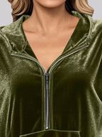 Half Zip Kangaroo Pocket Hoodie – Cozy Casual Pullover