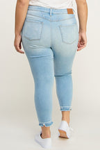 Artemis Vintage Plus High Rise Crop Skinny Jeans – Chic Flattering Fit