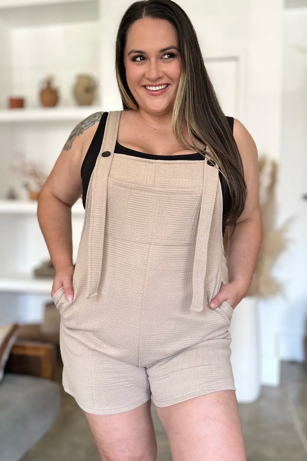 Textured Sleeveless Romper – Lightweight, Stylish & Summer-Ready