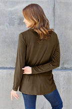V-Neck Long Sleeve Top – Classic, Flattering & Versatile