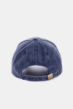 Washed Embroidered City Baseball Cap Adjustable Cotton Hat