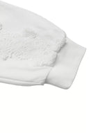 Lace Detail Long Sleeve Drawstring Hoodie