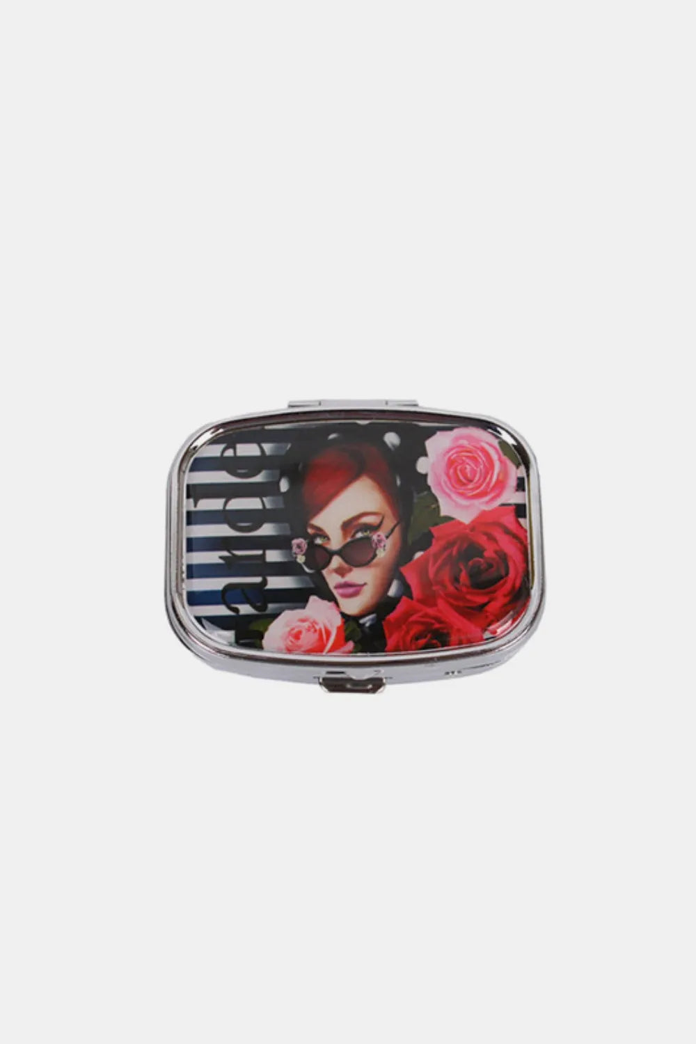 Nicole Lee Metallic Rectangular Pill Case – Chic & Secure Storage
