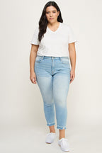 Artemis Vintage Plus High Rise Crop Skinny Jeans – Chic Flattering Fit