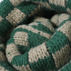 Thermal Checkered Hat – Warm Stylish Winter Beanie