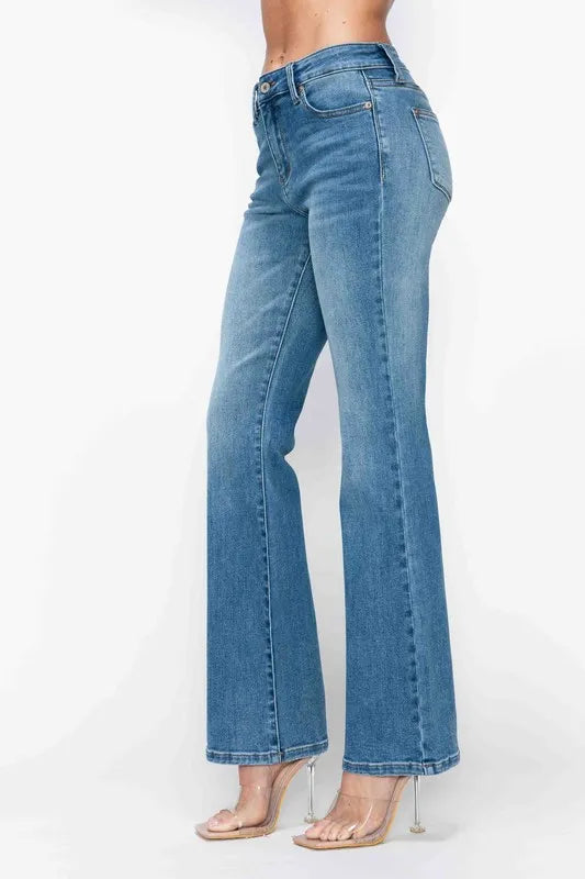 Cat’s Whiskers Mid Rise Bootcut Jeans – Vintage, Flattering & Comfy