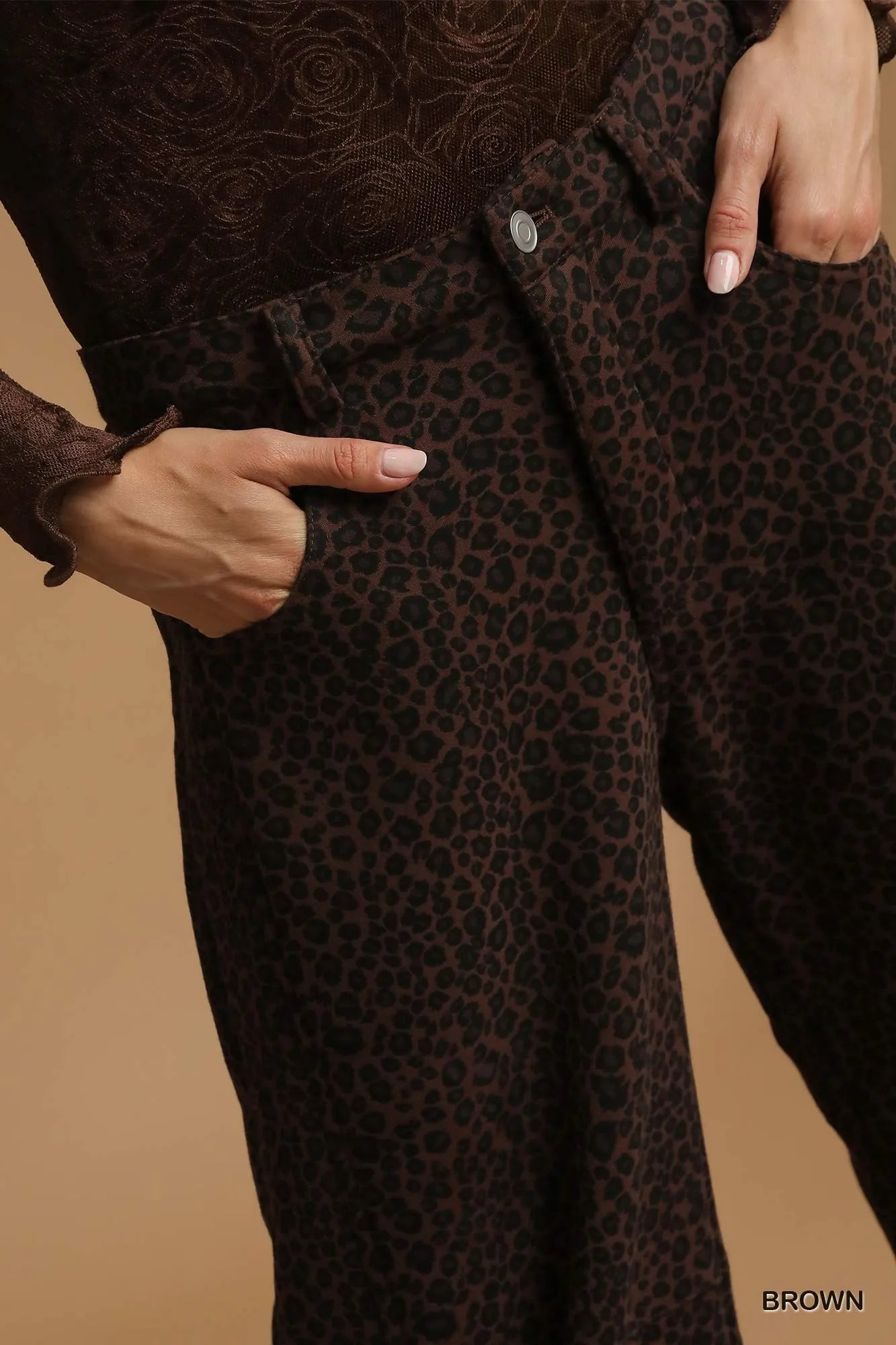 Leopard Print Wide Leg Pants – Bold, Trendy & Statement-Making