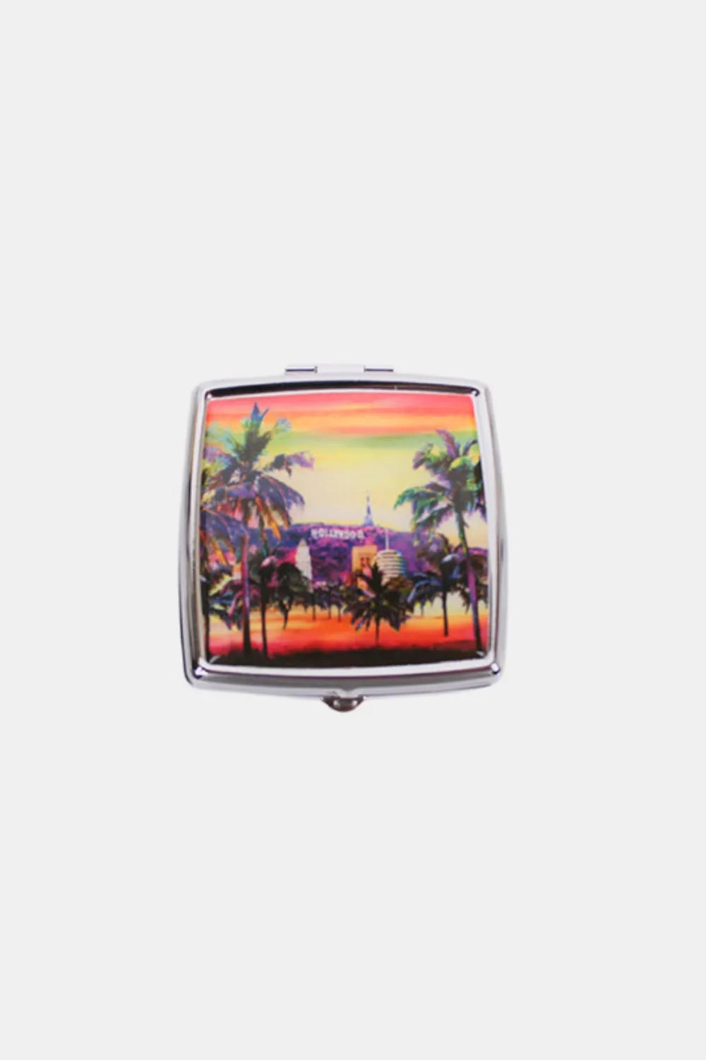 Nicole Lee Metallic Square Pill Case – Chic, Compact & Pocket-Ready