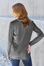 Round Neck Long Sleeve Top – Classic, Comfy & Versatile