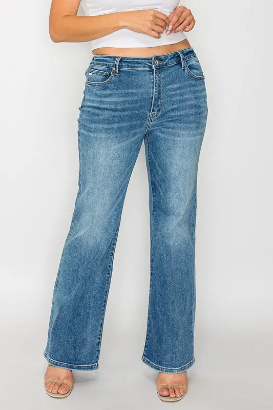 Cat’s Whiskers Mid Rise Bootcut Jeans – Vintage, Flattering & Comfy